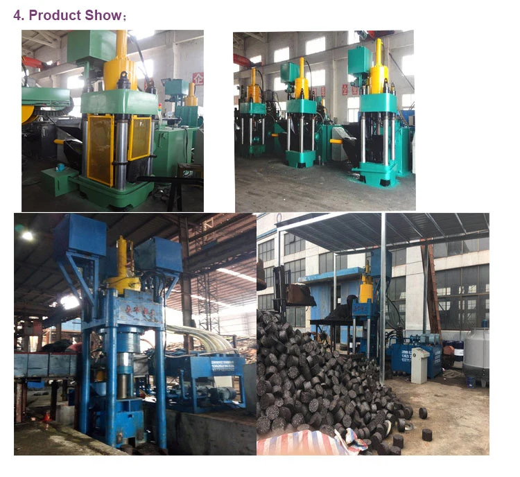 Vertical Fully Automatic Hydraulic Aluminum Press Cast Iron Briquetting Machine