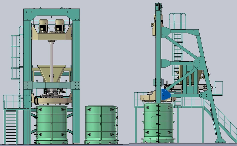 Vertical Core Vibration Casting Concrete Pipe Making Machine